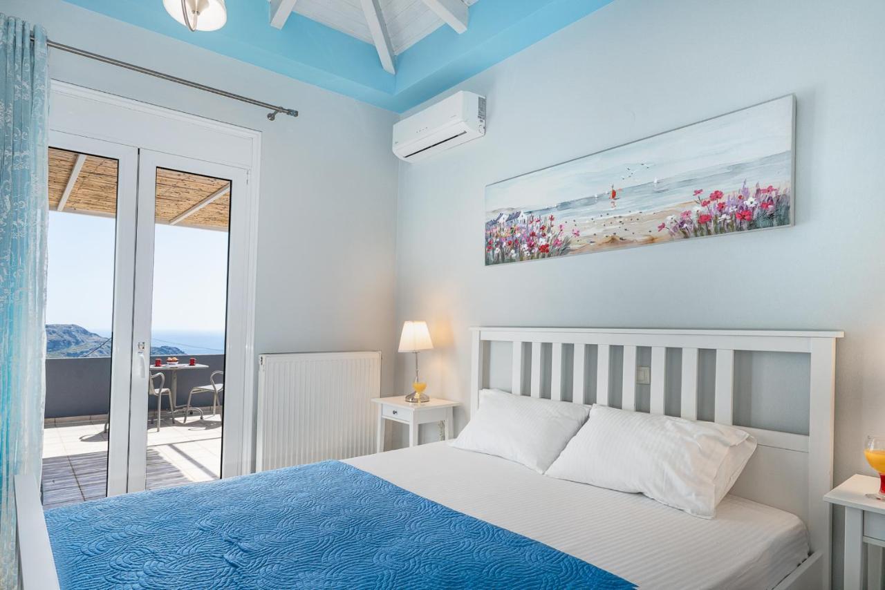 Seaview Villa Mirthios Panorama With Private Swimming Pool And Bbq! Plakias Exterior foto