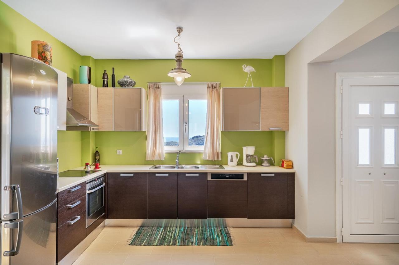 Seaview Villa Mirthios Panorama With Private Swimming Pool And Bbq! Plakias Exterior foto