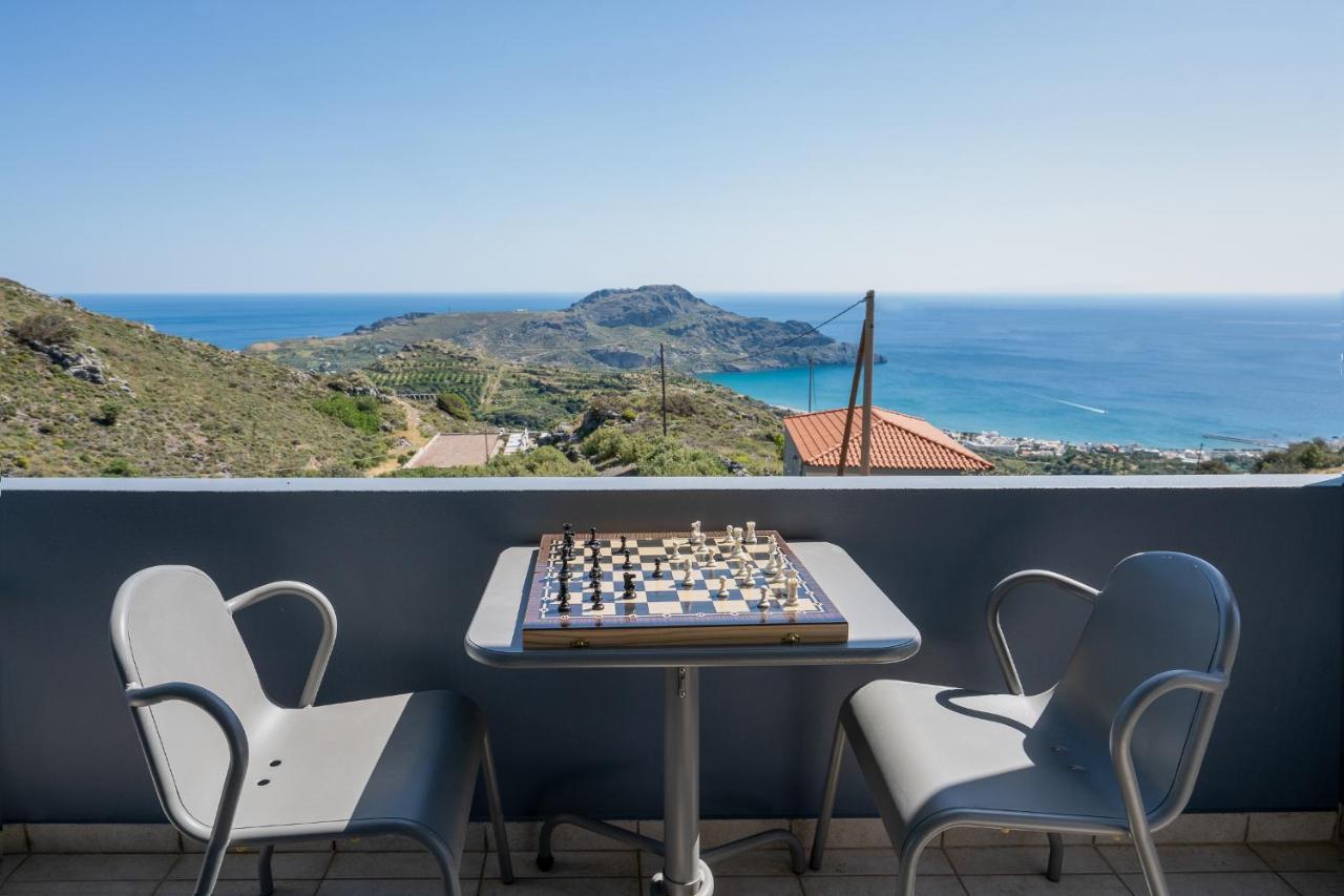 Seaview Villa Mirthios Panorama With Private Swimming Pool And Bbq! Plakias Exterior foto
